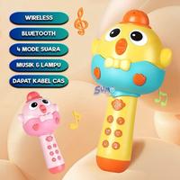 Gambar SumoBaby Mainan Mikrofon Edukasi Anak Mic Bluetooth Microphone Merekam Musik Lagu Wireless Kado Ulang tahun - Merah Muda dari Sumo Baby Kota Administrasi Jakarta Barat 3 Tokopedia