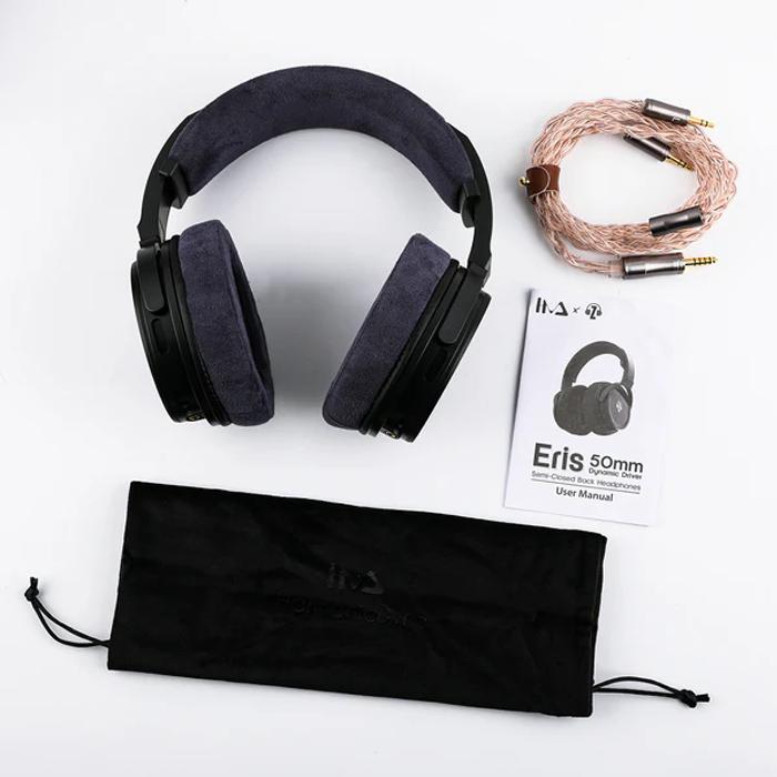 HarmonicDyne x Z Reviews Eris 50mm Dynamic Driver Semi Closed Back Headphone 3