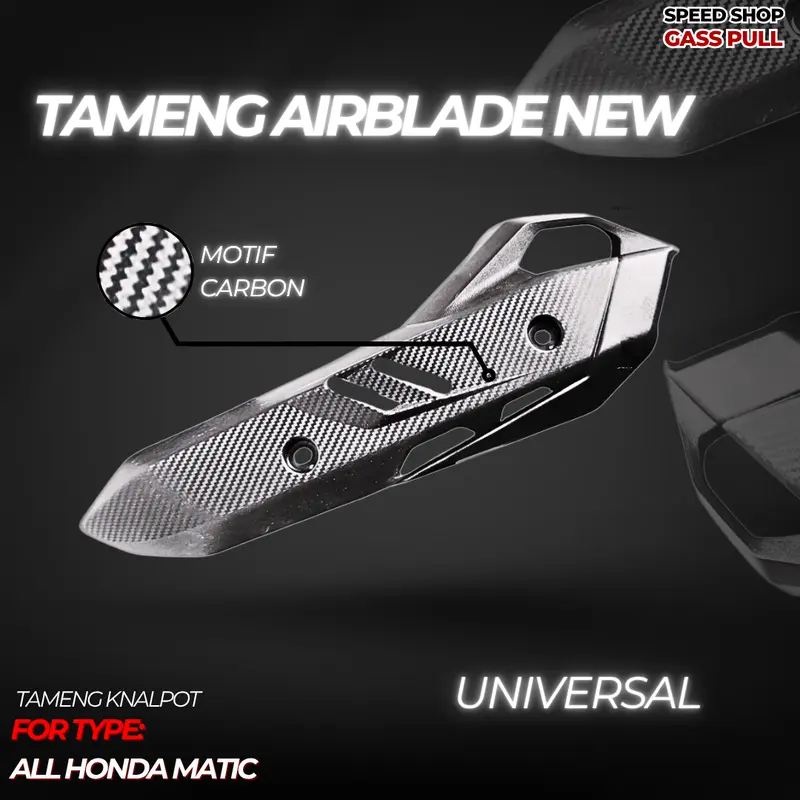TAMENG KNALPOT AIRBLADE NEW GEN 2 CARBON TAMENG AIRBLADE VARIO 125 150 PCX 160 150 ADV 150 160 PELINDUNG KNALPOT 0