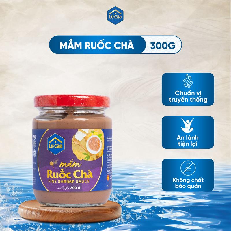 Mắm Ruốc Chà Lê Gia hũ thủy tinh 300g