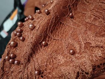 Product Review of Dress Brukat Amanda / Dress brukat / Dress wanita / Dress kondangan Cantik Casual Panjang Velvet Formal Sabrina Nyaman Pesta Mewah Gaun from M**6 0