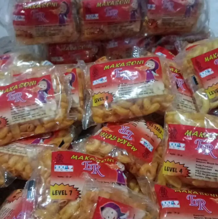 makaroni ER pedas level 1/10 isi 24pcs paket hemat 1