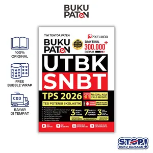 BUKU PATEN UTBK SNBT TPS TES SKOLASTIK  2026 (UPDATE TERBARU) Soft Cover