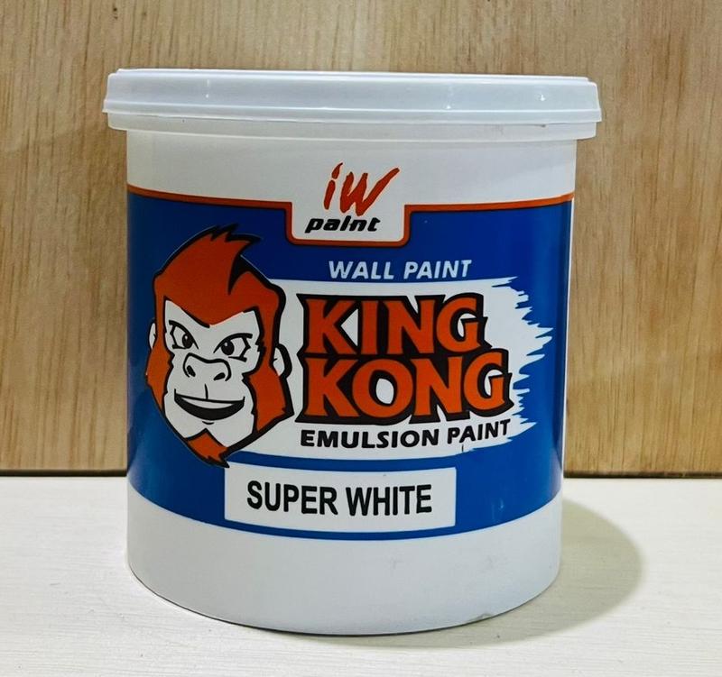 CAT TEMBOK 1 KG INTERIOR EKSTERIOR KINGKONG WALL PAINT 18 PILIHAN WARNA KALENG PVC 2