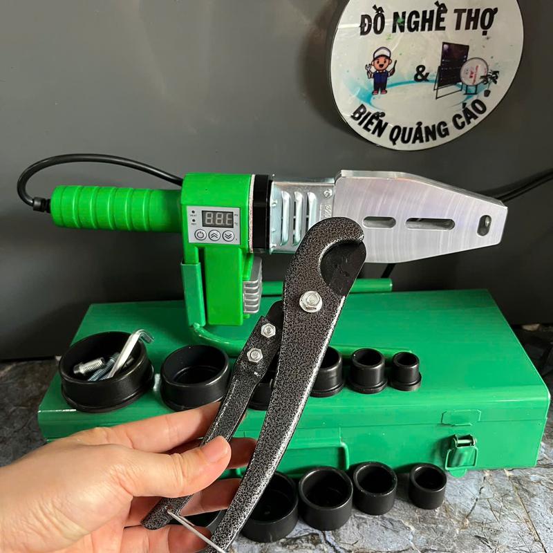 (Tặng kéo) Máy hàn nhiệt ống nước ppr -máy hàn 20-32 và 20-63-Điện tử tuỳ chỉnh nhiệt độ