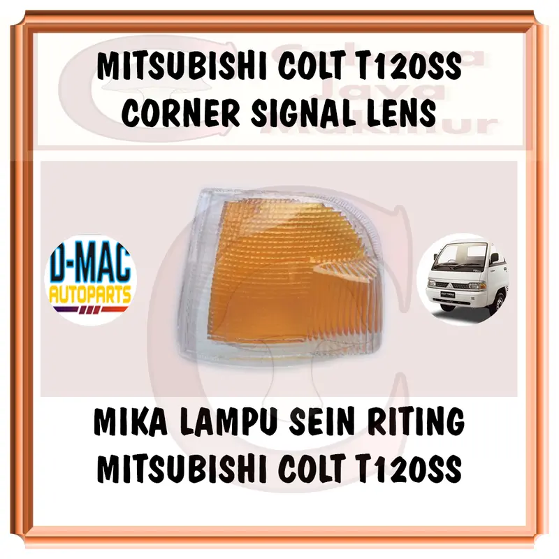 PCS Mika Kaca Lampu Sein Sen Corner Signal Riting Reting Mitsubishi Colt T120 SS T120ss 0