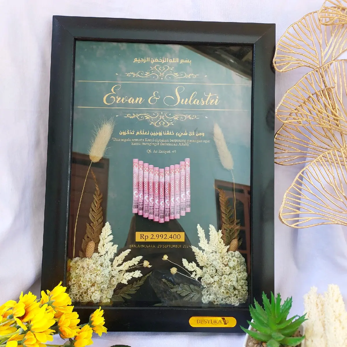 Mahar rustik simple termurah harga 100rban-Mahar pernikahan Minimalis Wanita Pria