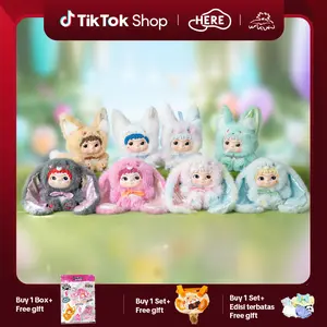 [Official Store]WAKUKU-Fox&Bunny trick or treat Series Plush Blind Box Action Toys Figure Birthday Gift Kid Toy