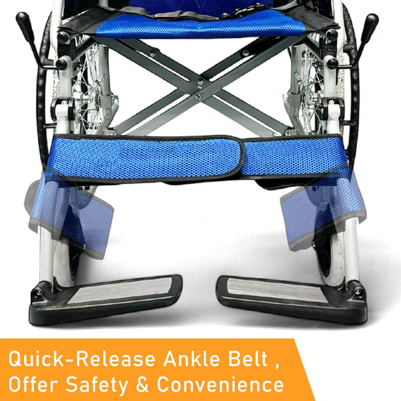 Product Introduction of ViN-32AAT Lightweight Self Propelled Wheelchair Hold 100 kg | Retractable Footrest | Anti Tipper | Foldable Self Propelled Wheelchair for Elderly Portable and Compact for for Car Boots 2