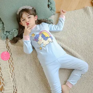 Dealshop Baju Tidur Anak Perempuan / Setelan Anak Cewek / Piyama Anak Perempuan Lengan Panjang untuk Usia 1th-10th 283 baju tidur anak perempuan