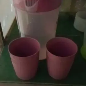 Teko Eskan Rei 1 Liter 2 Gelas 3in1 Teko Air Plastik Teko Minum Plastik Free Gelas Teko Great