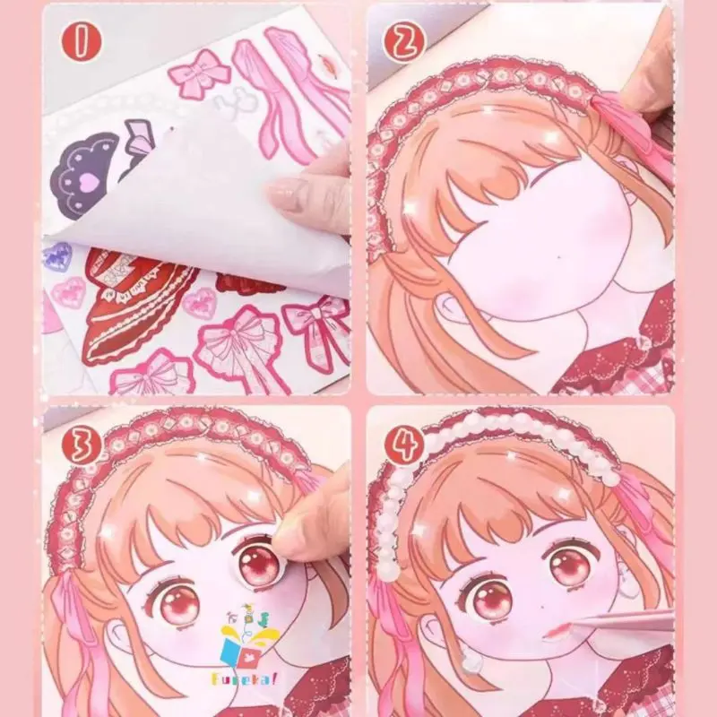 Sticker Make Up Anak untuk kreatifitas Paper Toys Perempuan 3