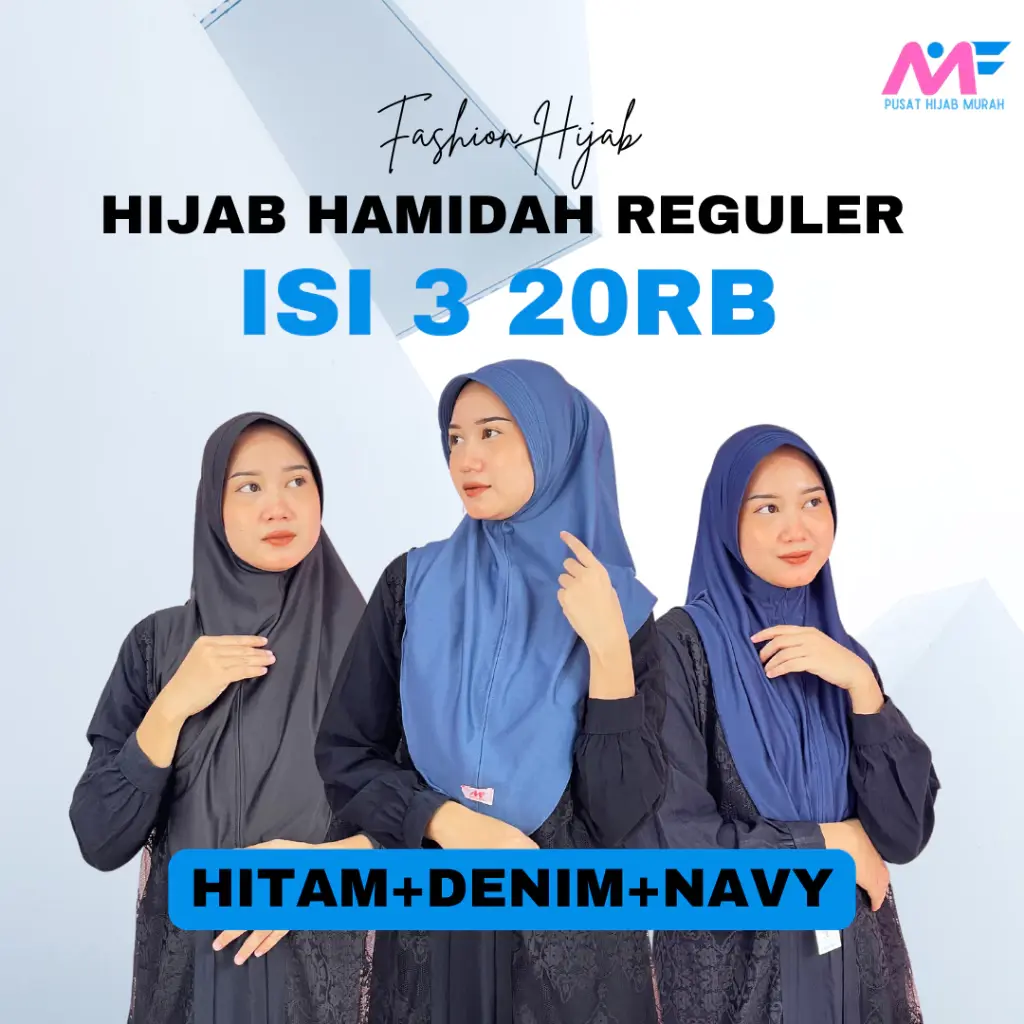 Hitam + Denim + Navy