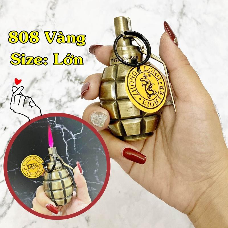 [HCM]Bật Lửa Gas Khè Móc Khoá Hình Trái Hồ Lô 808 Size 9cm