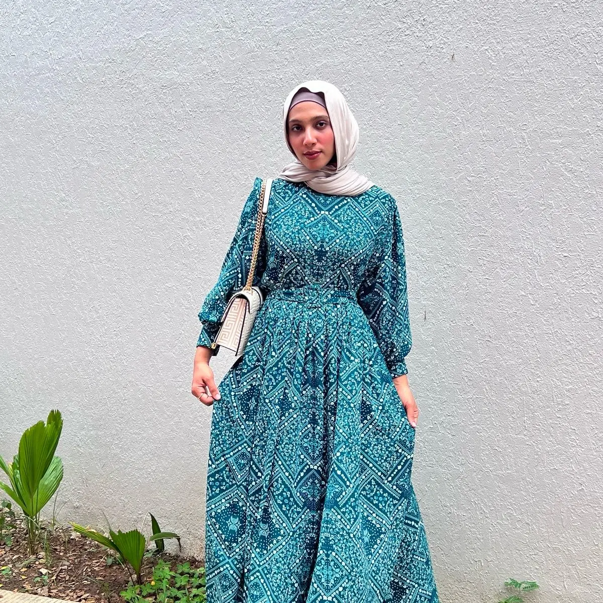 Dress Cantik Hijau Daun by Touche - Baju Casual Wanita