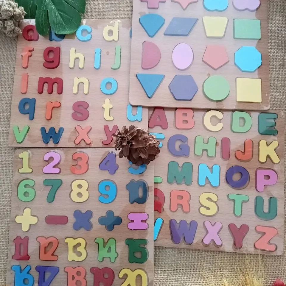 PUZZLE KAYU PERSEGI-MAINAN EDUKASI ANAK