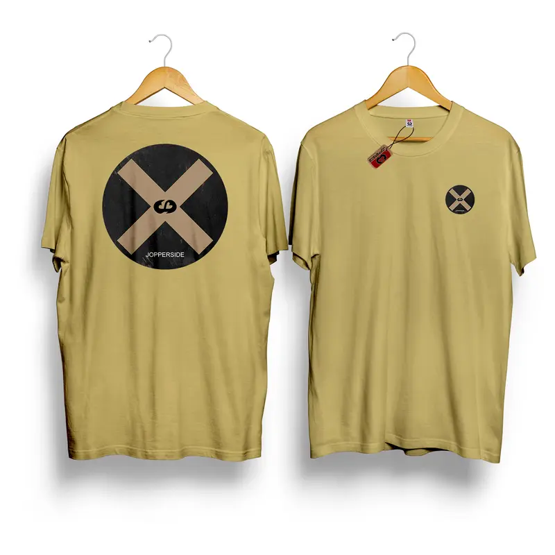 Jopperside kaos pria katun combed original distro premium ts436DB circle x 3