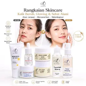Aileron ACNE 1 PAKET Perawatan Kulit Berjerawat & Kusam Glowing & Healing BPOM Aman Dengan Slfur Niacinamide Glycerin Panthenol Centella Asiatica Squalane MCT Oil Lemongrass Essential Oil - Berminyak skicare viral pestagajian sale
