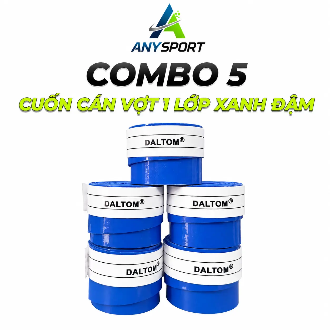 5 CUỘN XANH DƯƠNG ĐẬM