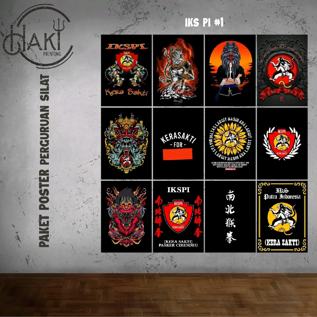 PAKET POSTER DINDING IKS PI