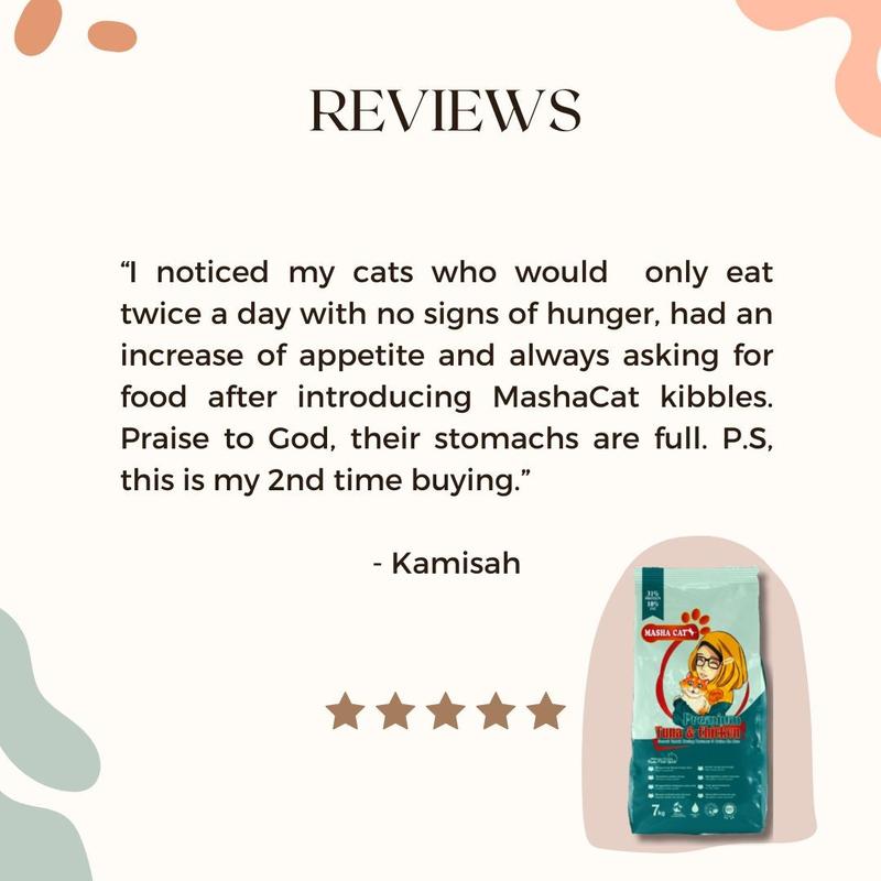 Product Introduction of Masha Cat dried kibbles  of Tuna paste and Chicken protein 2