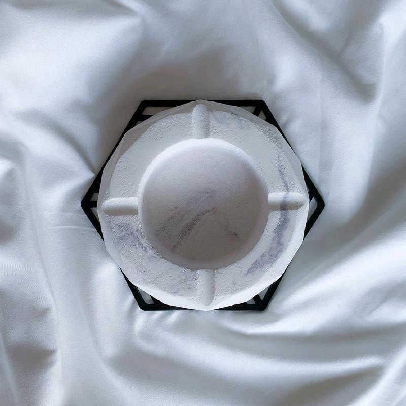 Asbak bulat aesthatic/ asbak coasters/ asbak unik dan dekorasi rumah ashtray 3