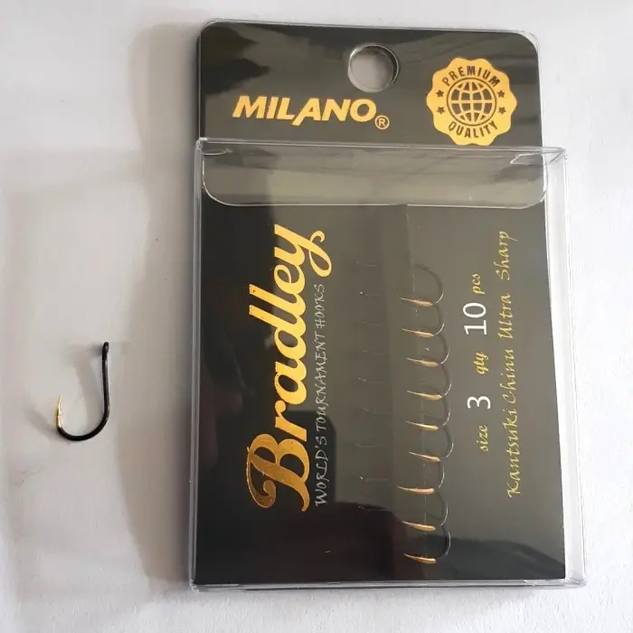 Kail Pancing Bradley Premium Black Gold Semua Ukuran Lebih Tajam Dan Kuat