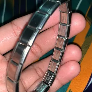 Gelang per polos stainless stell titanium anti karat Aksesoris