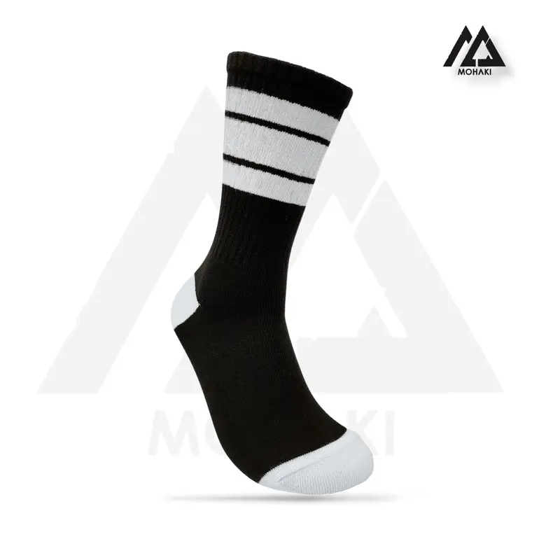 MOHAKI - Kaos Kaki Oldschool Skate Motif Strip Darkness 1