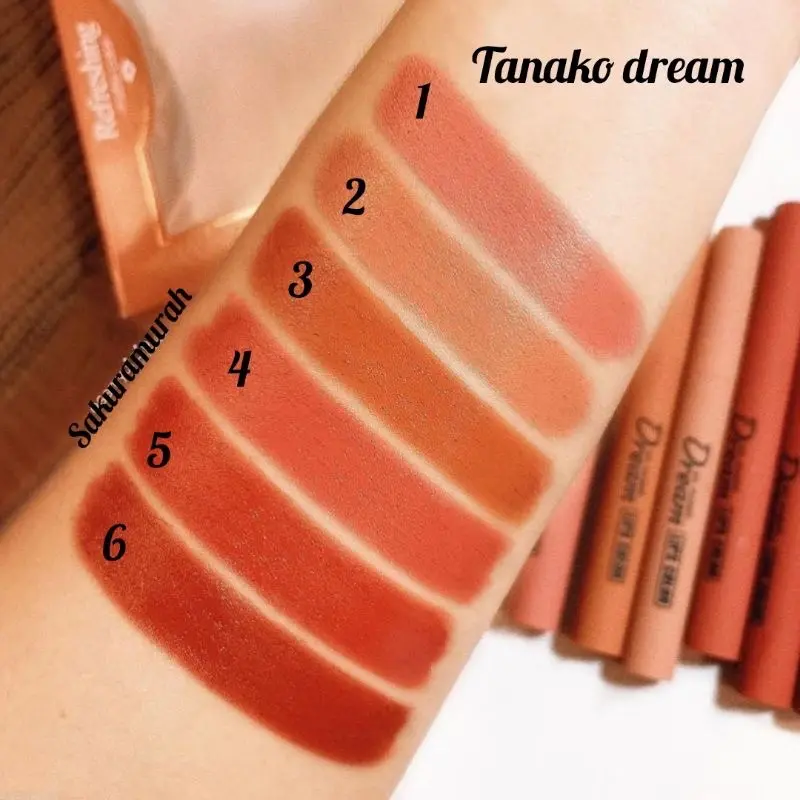 [PER BOX ISI 6] LIPSTIK DREAM REFRESHING LIPSTICK 1