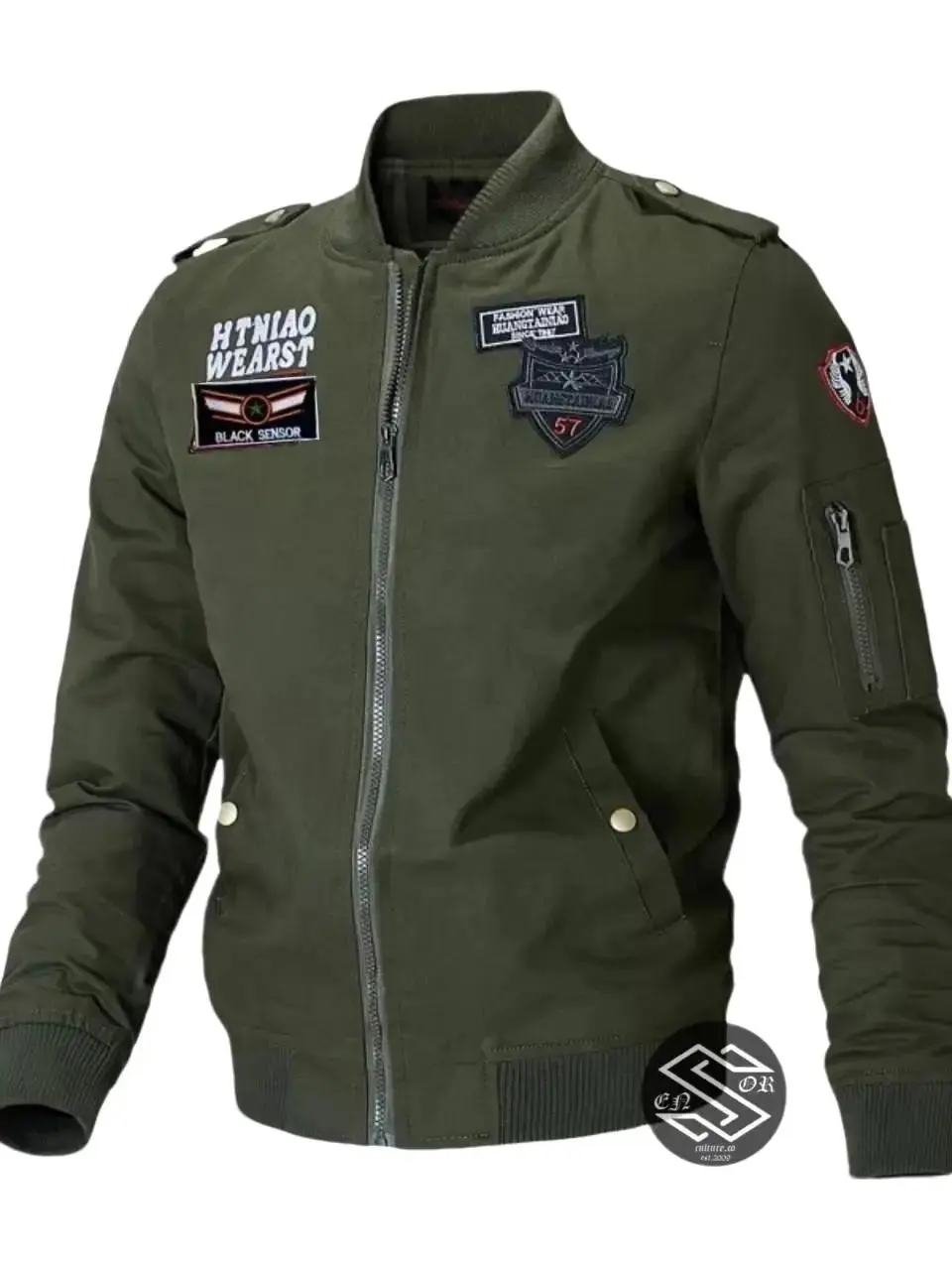 Jaket bomber aragon farka bahan Beby kanfas jack jaket bomber polos bomber pria jaket bomber pria Canvas Nyaman Parka Panjang