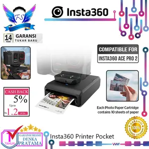 INSTA360 POCKET PRINTER for Insta 360 Ace Pro 2 Action Cam Portable Printer Instant Action Camera Garansi Resmi