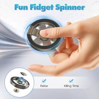 Gambar BlueWow Stand Holder HP Magnetik MagSafe with Fidget Spinner - Grip HP Dua Sisi Kuat untuk iPhone 12-17 Mag Safe Case - Aksesoris Meja, Gym & Travel - Berisi cincin magnet - Hitam dari BlueWow.3C Kab. Tangerang 5 Tokopedia