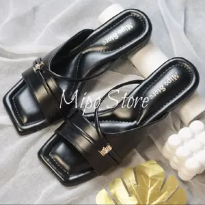 Mipo-Store Sandal Wanita Terbaru!!! (MS-23)Sandal jepit Sendal Cewek Perempuan teplek Flat premium