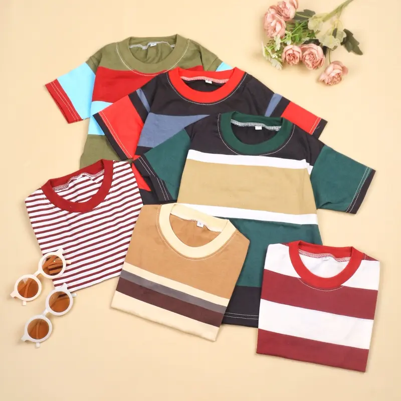 Paket 3 Kaos Anak Laki-Laki Usia 1-10 Tahun katun Baju 1
