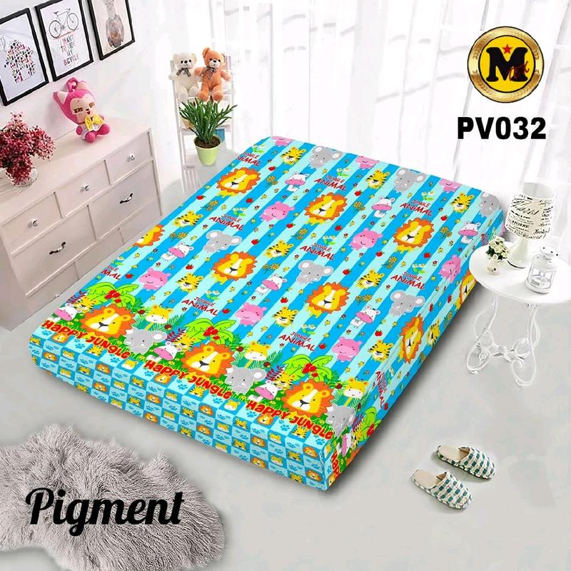 sarung kasur busa resleting motif anak // sprei resleting karakter ukuran 90 cm 2