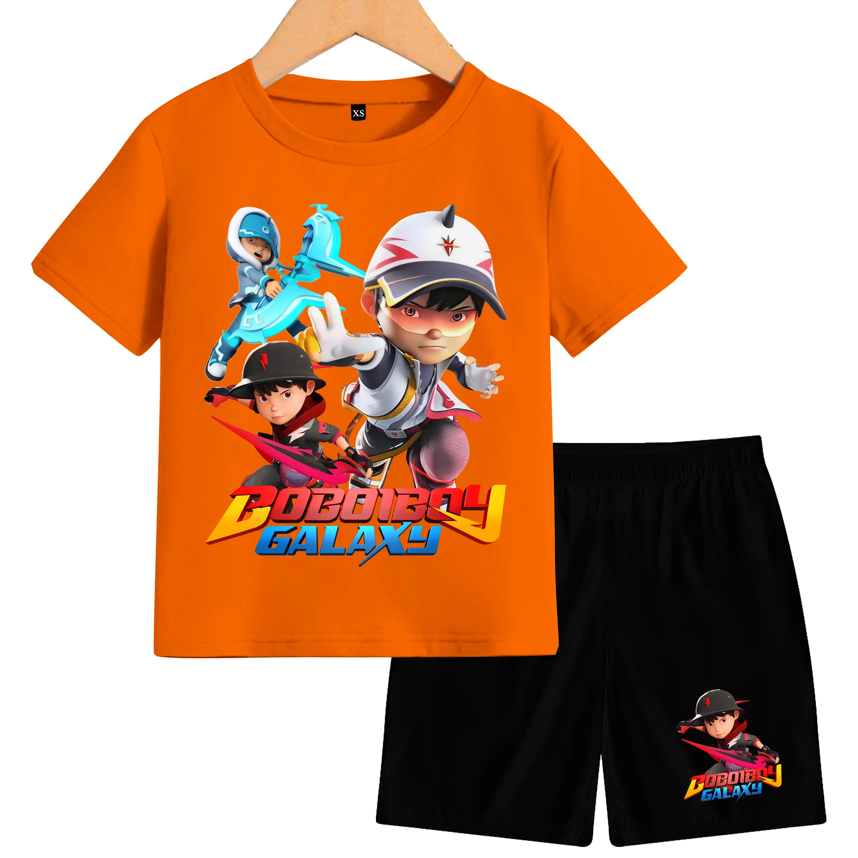 Setelan  Anak-Anak boboiboy lengan pendek setelan anak cowok