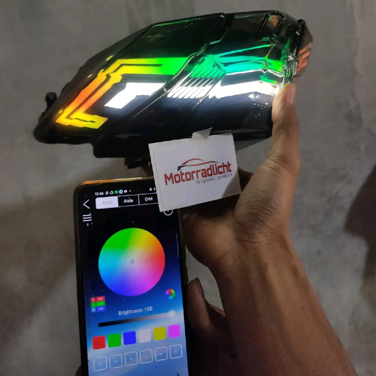 Lampu Stop Stoplamp Lampu Rem Belakang Lazy RGB Android Matrix Honda Beat Esp Beat Eco Beat Street 2016-2019 Motorcycle