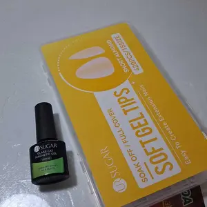 UR SUGAR 420pcs False Soft Nail Tips 15 Sizes Flexible Matte Soft Gel Tips Oval Square Almond Different Shapes Quick Easy Nail Extension 61705