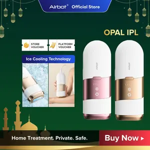 Airbot Aria Opal Gold IPL Hair Removal | Cooling Function | Auto-Glide Mode | Alat Perawatan Penghilang Bulu Permanen Ketiak, Tangan, Kaki, Wajah, Telinga | Kulit Lembut Bebas Bulu | Pencukur Cepat Anti Sakit | Premium Box