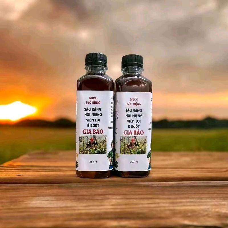 COMBO 2chai Nước ngậm hôi miệng,viêm lợi,ê buốt răng,sâu răng dung tích 350ml