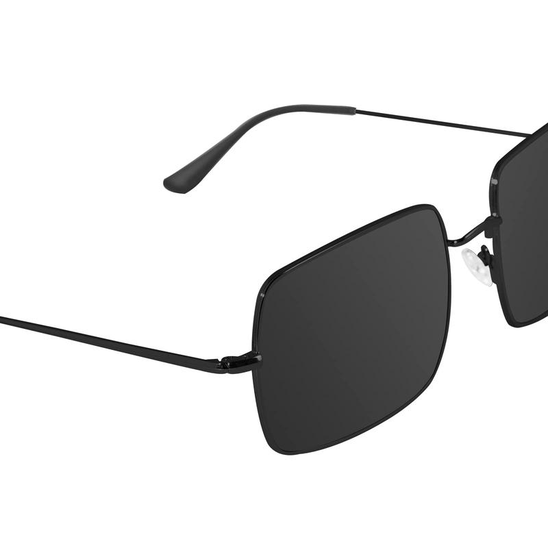 Product Introduction of MAXJULI XXL Size Extra Large Rectangular Polarized Sunglasses for Men Metal Ultralight UV400 Protection Glasses 8812 5
