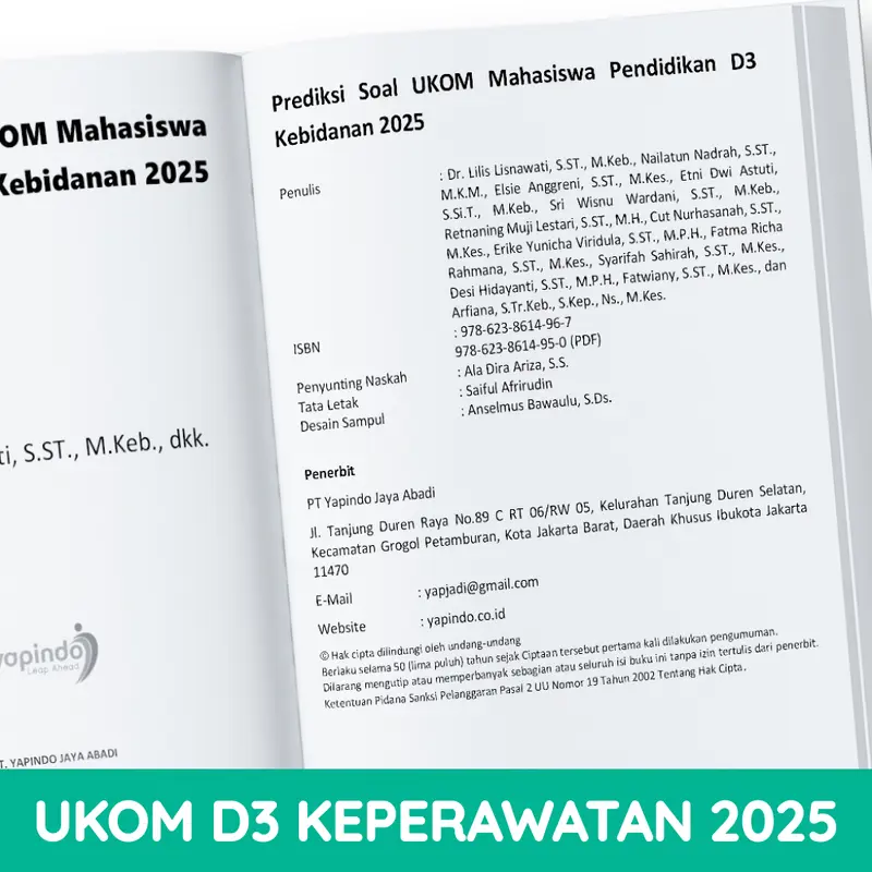 UKOM Academy Buku Prediksi Soal UKOM Mahasiswa Pendidikan D3 Keperawatan Edukasi 2