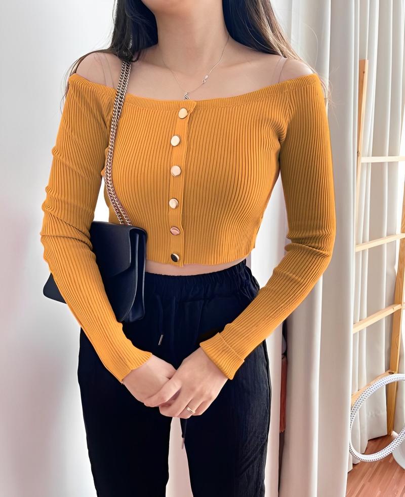 Product Introduction of GFS Blouse Rajut Sabrina Ld 80 - 90 cm P 40 cm B 200 gr Cotton Polyester #4507 20