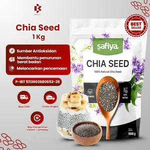 Chia Seed Origanik 1 Kg Chiaseed Safiya Original