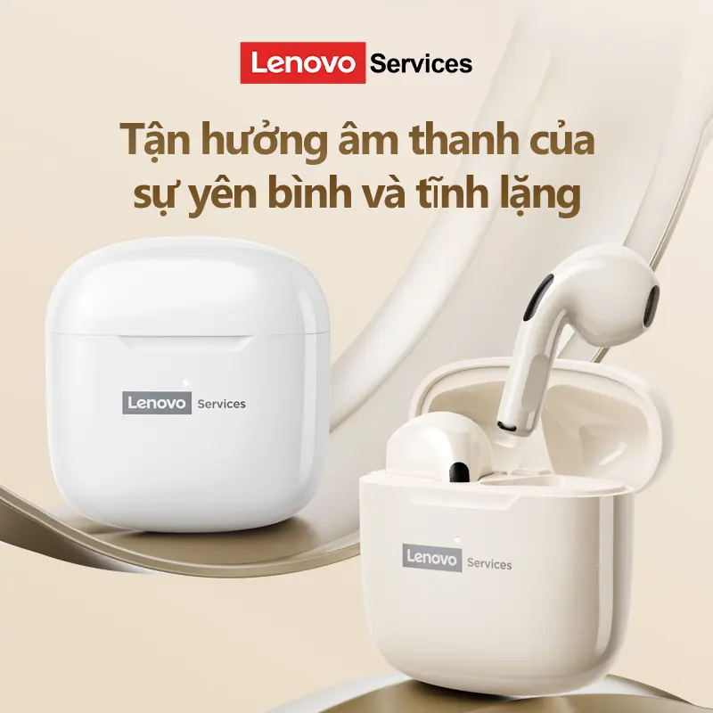 Tai nghe Lenovo LE201 Bluetooth ENC chống ồn, tai nghe thể thao và chơi game với thời lượng pin dài và chất lượng âm thanh độ nét cao | BigBuy360 - bigbuy360.vn