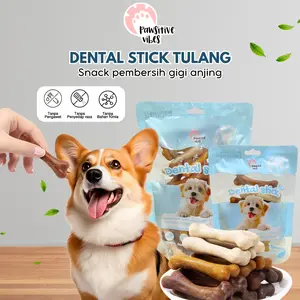 Dental Stick - Snack Anjing Pembersih Karang Gigi Penghilang Bau Mulut - Dentalstick untuk Anjing - Penghilang Bau Mulut  - Dentalstick Snack untuk Anjing - Dog Treats - Snack Anjing
