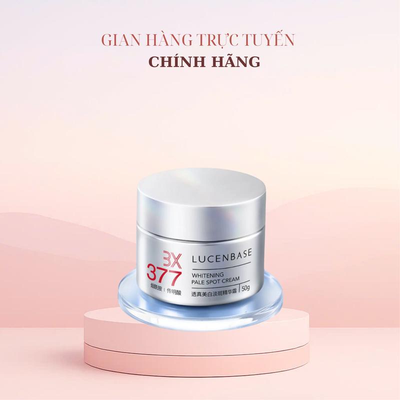 Kem dưỡng da mặt hỗ trợ nám sáng da 3X 377 Lucenbase 50g
