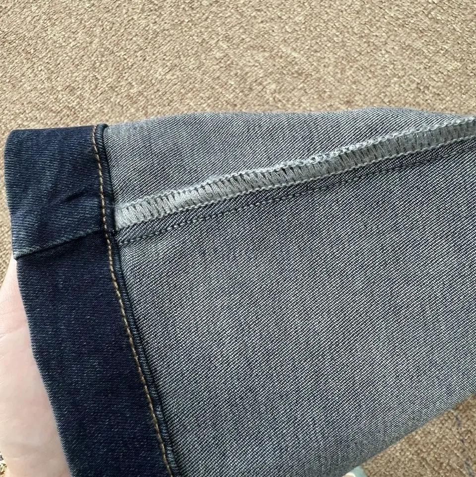QUẦN JEAN NỮ QC CHẤT CO GIÃN ỐNG XUÔNG XANH ĐẬM FORM CƠ BẢN CHẤT JEAN MỀM 90077 | BigBuy360 - bigbuy360.vn