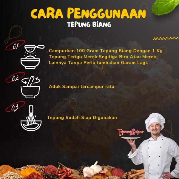 Tepung Bumbu Premix Fried Chicken Berat 1 kg Ayam Bahan Brown Bubuk 2